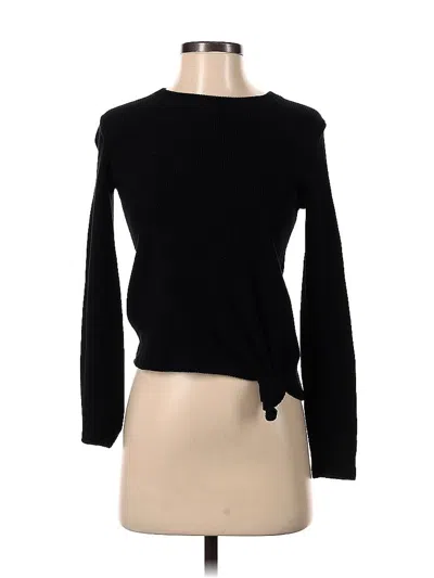 Pre-owned Madewell Pullover Sweater In Black