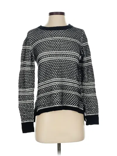 Pre-owned Madewell Pullover Sweater In Black