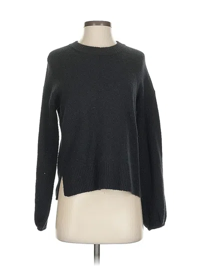 Pre-owned Madewell Pullover Sweater In Black