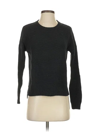 Pre-owned Madewell Pullover Sweater In Black