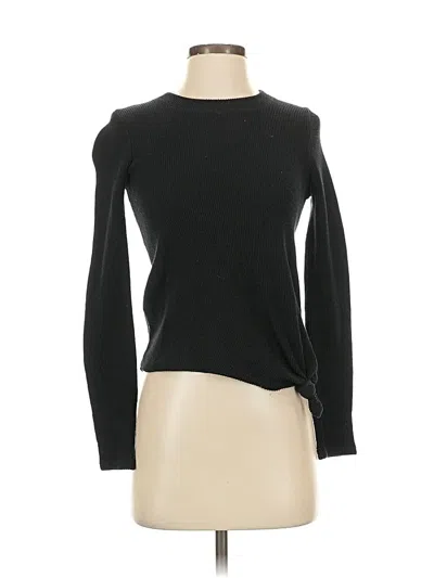 Pre-owned Madewell Pullover Sweater In Black