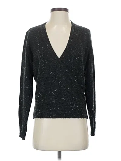 Pre-owned Madewell Pullover Sweater In Black