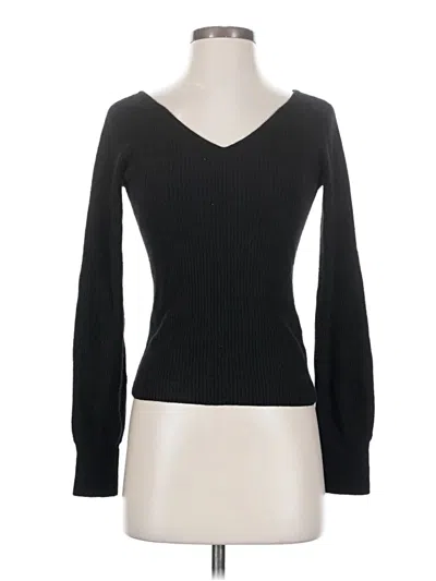 Pre-owned Madewell Pullover Sweater In Black