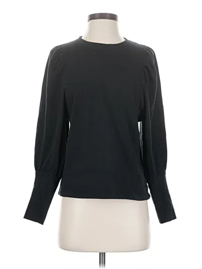 Pre-owned Madewell Pullover Sweater In Black