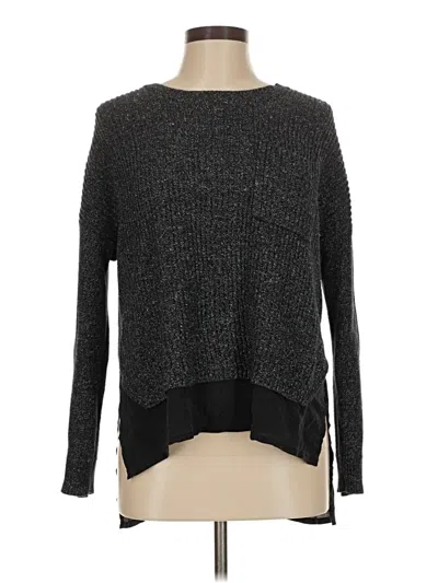 Pre-owned Madewell Pullover Sweater In Black