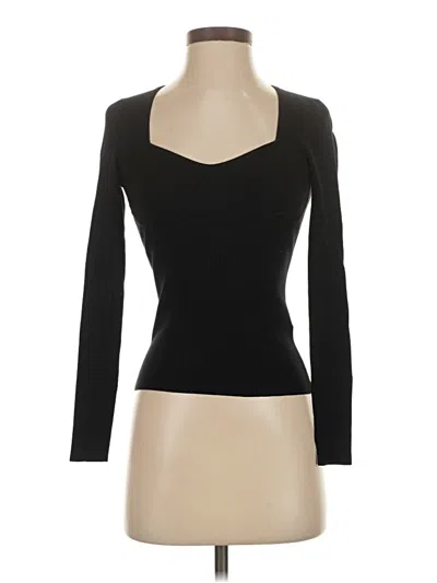 Pre-owned Madewell Pullover Sweater In Black