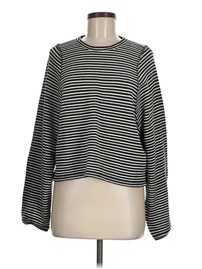 Pre-owned Madewell Pullover Sweater In Black