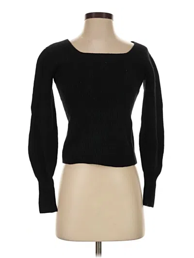 Pre-owned Madewell Pullover Sweater In Black