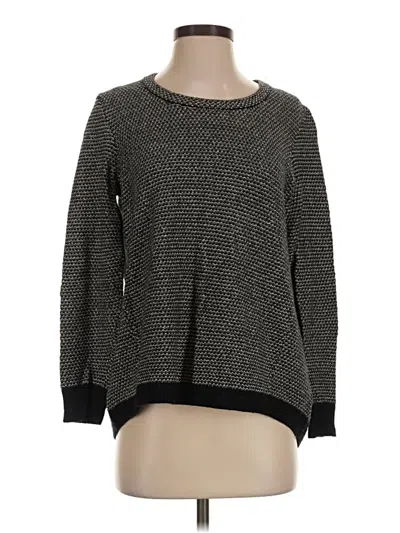 Pre-owned Madewell Pullover Sweater In Black