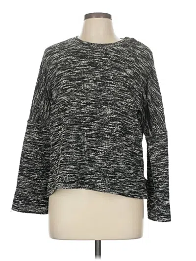 Pre-owned Madewell Pullover Sweater In Black