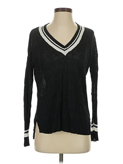 Pre-owned Madewell Pullover Sweater In Black