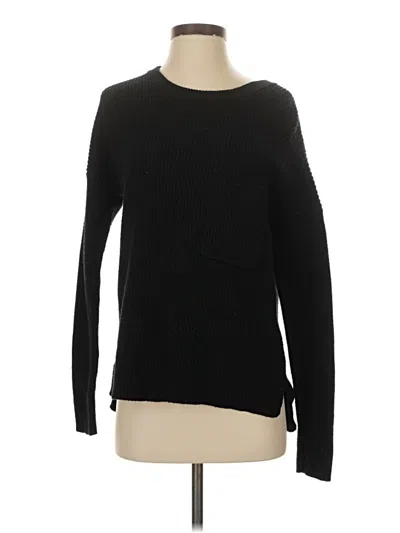 Pre-owned Madewell Pullover Sweater In Black