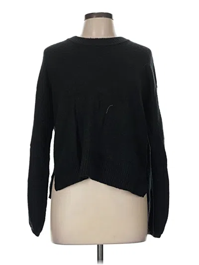 Pre-owned Madewell Pullover Sweater In Black
