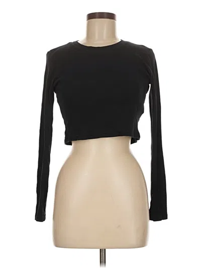 Pre-owned Madewell Pullover Sweater In Black