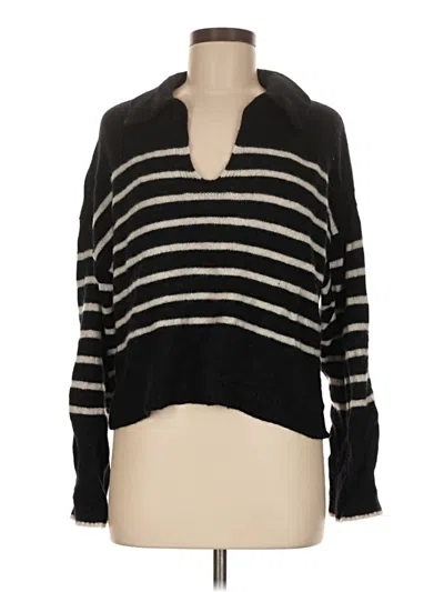 Pre-owned Madewell Pullover Sweater In Black