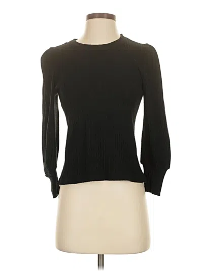 Pre-owned Madewell Pullover Sweater In Black