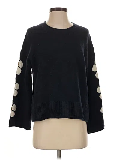 Pre-owned Madewell Pullover Sweater In Black