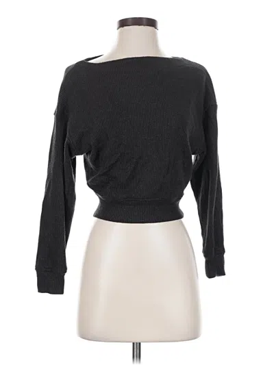 Pre-owned Madewell Pullover Sweater In Black