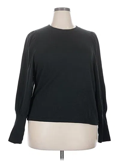 Pre-owned Madewell Pullover Sweater In Black