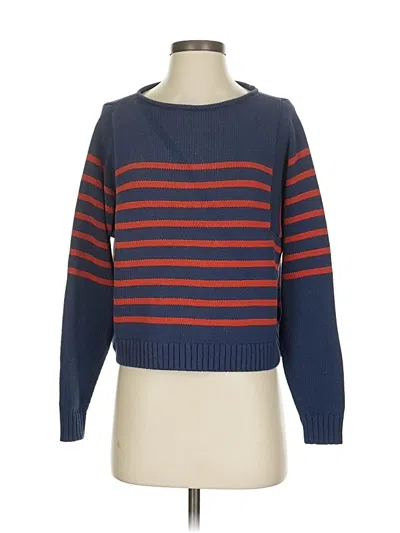 Pre-owned Madewell Pullover Sweater In Blue