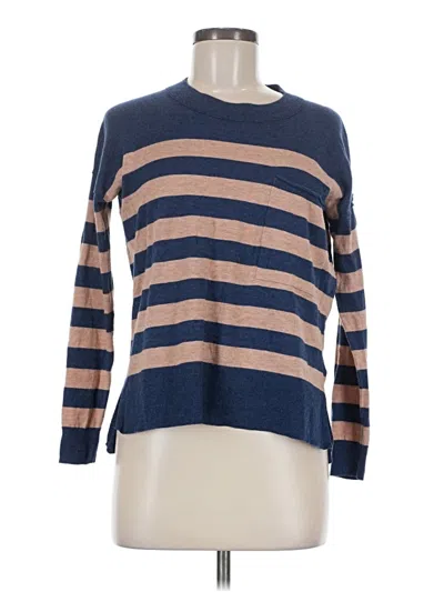 Pre-owned Madewell Pullover Sweater In Blue