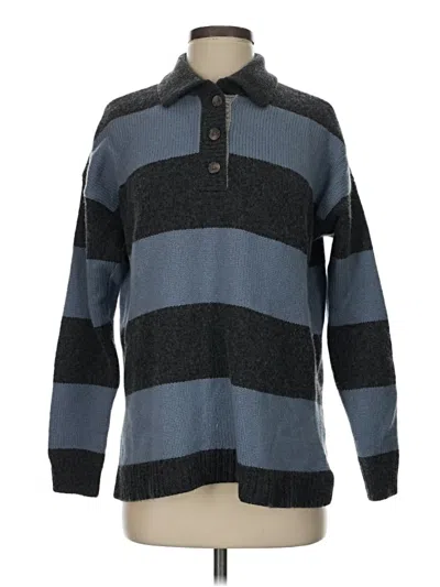 Pre-owned Madewell Pullover Sweater In Blue
