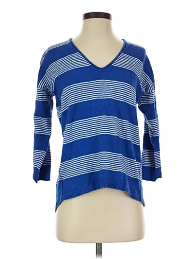 Pre-owned Madewell Pullover Sweater In Blue