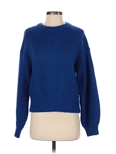 Pre-owned Madewell Pullover Sweater In Blue
