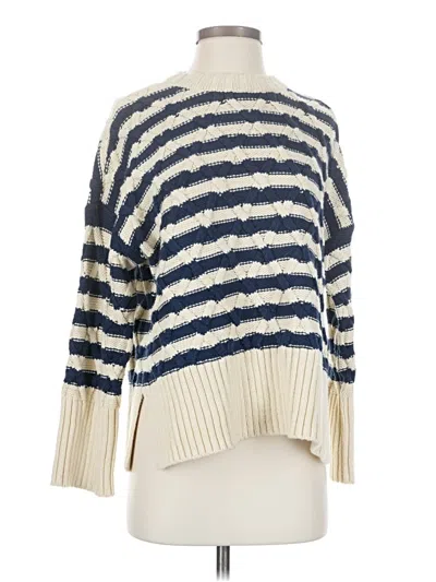 Pre-owned Madewell Pullover Sweater In Blue