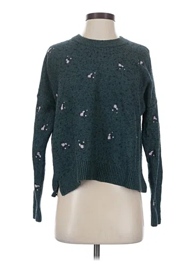 Pre-owned Madewell Pullover Sweater In Blue