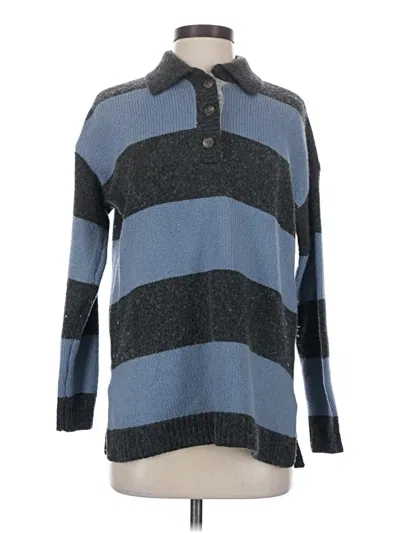 Pre-owned Madewell Pullover Sweater In Blue