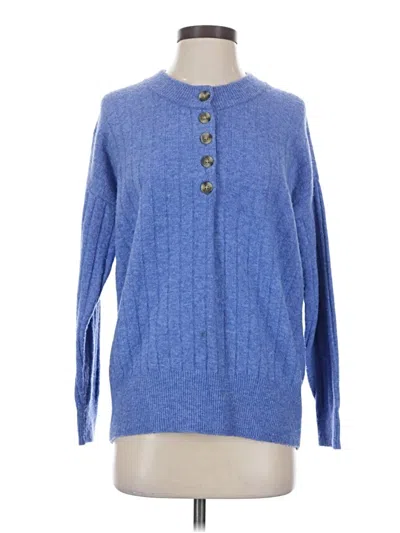 Pre-owned Madewell Pullover Sweater In Blue