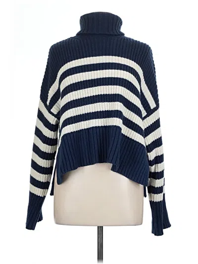 Pre-owned Madewell Pullover Sweater In Blue
