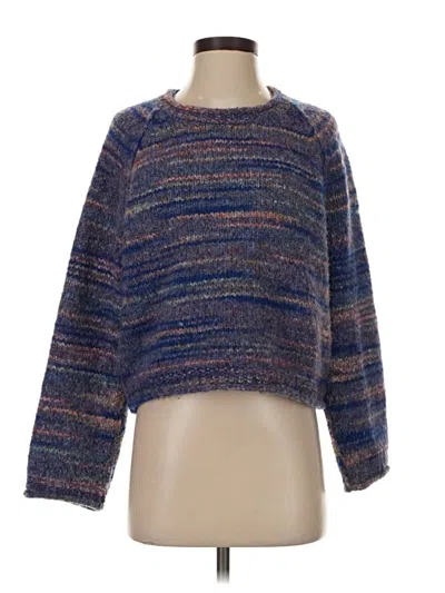 Pre-owned Madewell Pullover Sweater In Blue