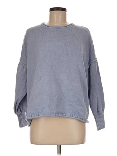 Pre-owned Madewell Pullover Sweater In Blue
