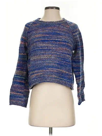 Pre-owned Madewell Pullover Sweater In Blue