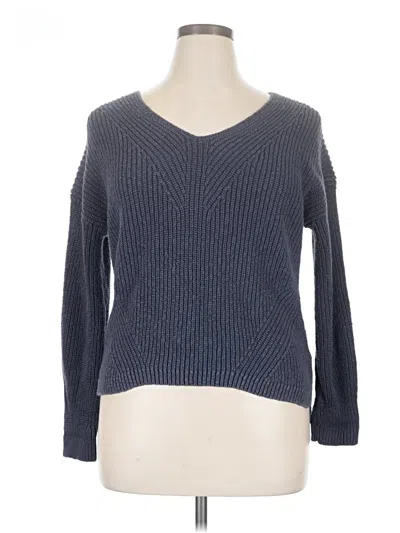Pre-owned Madewell Pullover Sweater In Blue