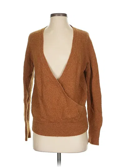 Pre-owned Madewell Pullover Sweater In Brown