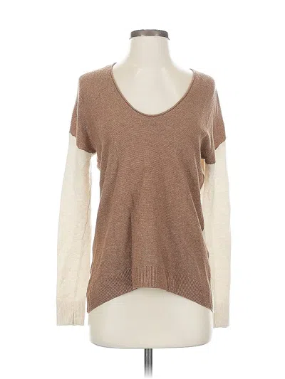 Pre-owned Madewell Pullover Sweater In Brown