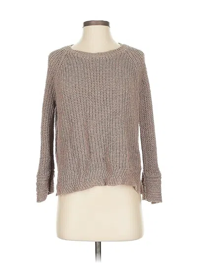 Pre-owned Madewell Pullover Sweater In Brown