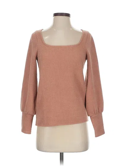 Pre-owned Madewell Pullover Sweater In Brown