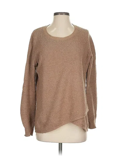 Pre-owned Madewell Pullover Sweater In Brown