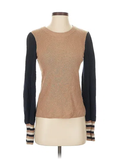 Pre-owned Madewell Pullover Sweater In Brown