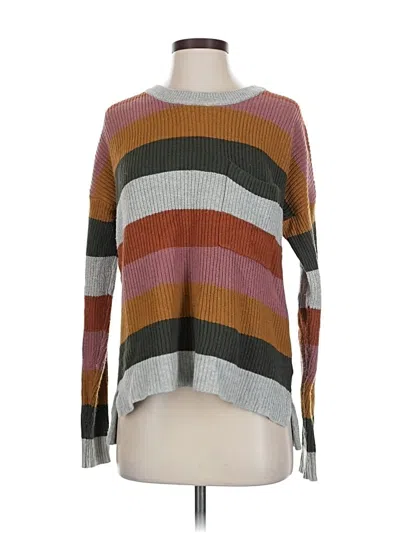 Pre-owned Madewell Pullover Sweater In Brown