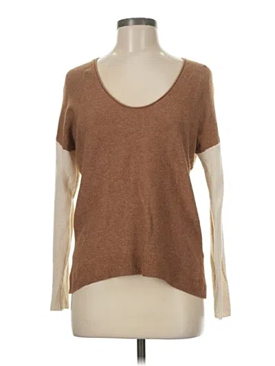 Pre-owned Madewell Pullover Sweater In Brown