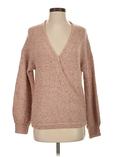 Pre-owned Madewell Pullover Sweater In Brown