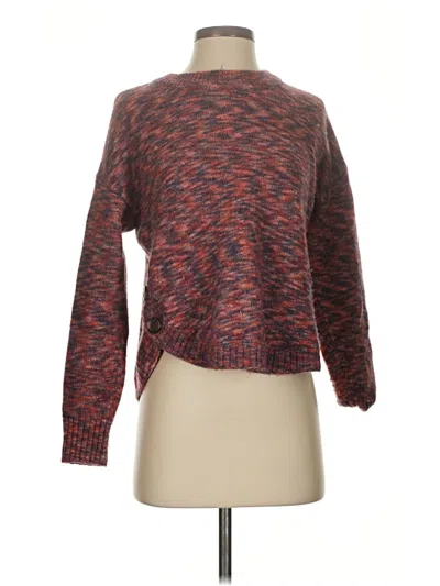 Pre-owned Madewell Pullover Sweater In Brown