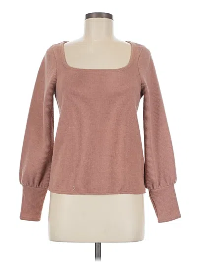 Pre-owned Madewell Pullover Sweater In Brown