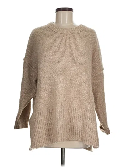 Pre-owned Madewell Pullover Sweater In Brown