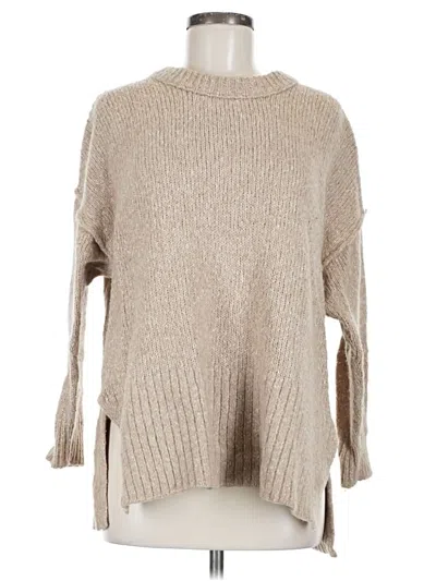 Pre-owned Madewell Pullover Sweater In Brown